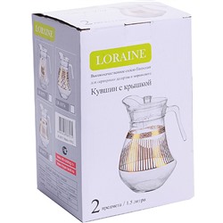 30577 Кувшин с крышкой 1,5л  индивид упак.LR(х8)