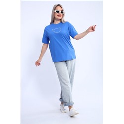 Футболка женская ФЖ0062А (Васильковый)