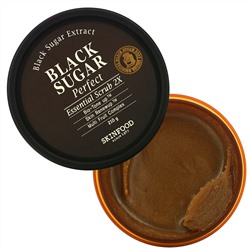 Skinfood, Black Sugar Perfect Essential Scrub 2X, 7.41 oz (210 g)
