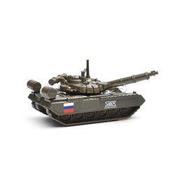 Модель металл Танк Т-90, 12 см, подвиж. детали, инерционная