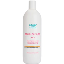 DGP Brush cleaner 2 в 1. Жидкость для снятия лака и акрила с натуральных поверхностей и кистей 1000 мл