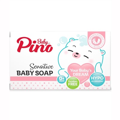 Baby Pino Детское туалетное мыло для чувствительной кожи 0+, 100 г