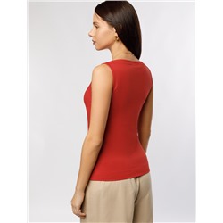 Топ из премиального хлопка с эластаном