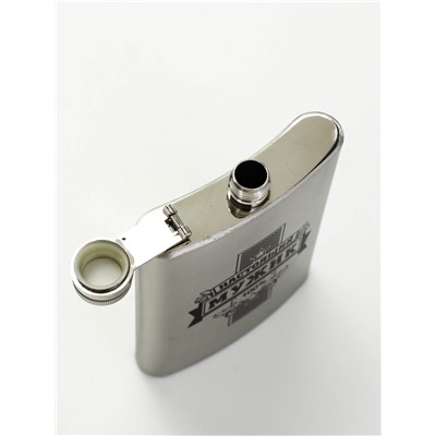 Подарочный набор «Настоящий мужик», стопки непробиваемые с пулей 2 шт.×50 мл, фляжка 240 мл.