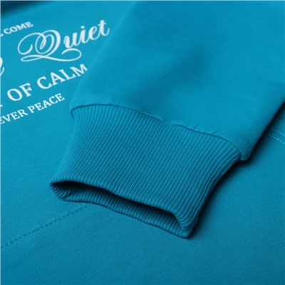 Толстовка женская MIST Peace, размер S, голубая