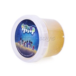 Слайм "Стекло" с золотыми блестками, 90 гр