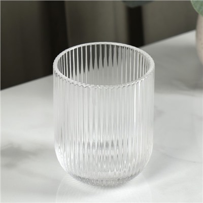 Стакан Magistro «Грани», 260 мл, 7.5×9.5 см, стекло, прозрачный