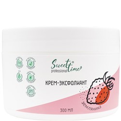 DOMIX Sweet Time Крем-эксфолиант для тела "Земляника" 300 мл