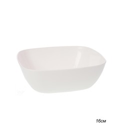 Салатник Квадро глубокий / М8040 /уп 25/ белый