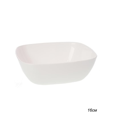 Салатник Квадро глубокий / М8040 /уп 25/ белый