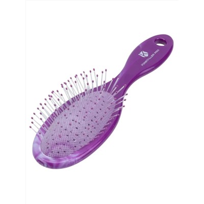 Kristaller Расчёска массажная для волос / Мини 2190S, пластик, 17,8 см, фиолетовый 27926