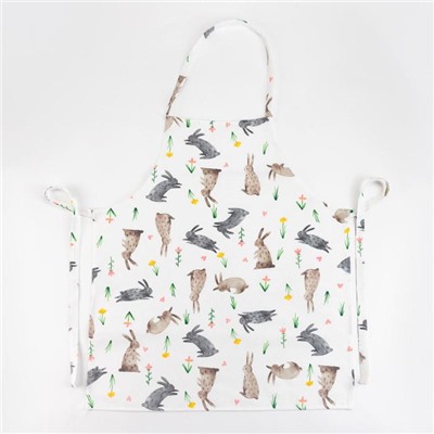 Фартук кухонный «Доляна» Fluffy bunnies, 60×70 см, 100% хлопок, 164 г/м²