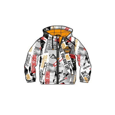 Куртка текстильная с полиуретановым покрытием для мальчиков (ветровка)