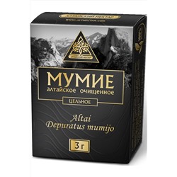 Мумиё очищенное "Алтайский Нектар", цельное 3г ЭКОПРОДУКТЫ, 1190350