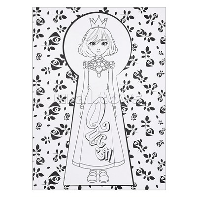 Мегараскраска "Алиса в стране чудес"