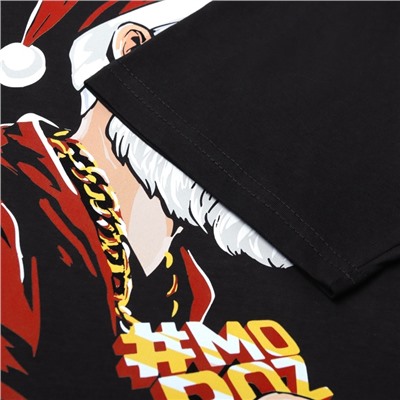 Футболка мужская KAFTAN Santa, черный, размер XL