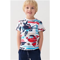 Фуфайка трикотажная для мальчиков (футболка) PLAYTODAY, 1239639