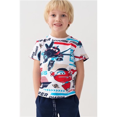 Фуфайка трикотажная для мальчиков (футболка) PLAYTODAY, 1239639