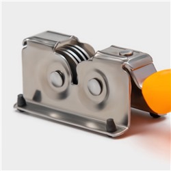 Точилка для ножей Доляна «Оранж», 19×3.5 см