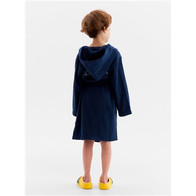 Халат махровый детский «Этель. Любимый сыночек», размер 32, синий