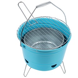 Гриль барбекю портативный, 27×22.5 см, голубой
