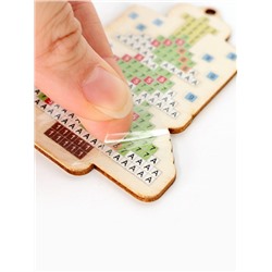 Алмазная мозаика «Сказочные мелочи» на подвеске 6 штук