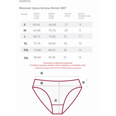 Женские трусы Berrak