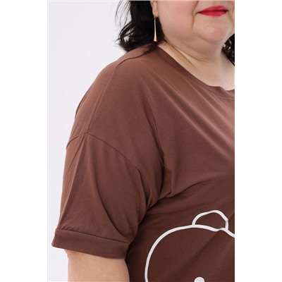 Пижама с брюками больших размеров Мишка НАТАЛИ, 1197422