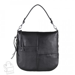 Сумка женская кожаная 9653Y black Polina&Eiterou  в Новосибирске