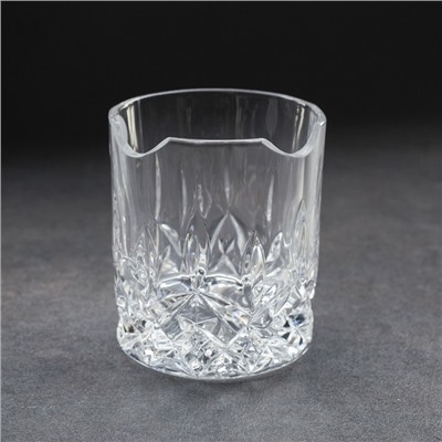 Стакан для виски Old Fashioned, с подставкой под сигару, 300 мл, стекло, прозрачный