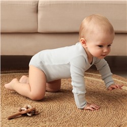 Комплект боди детских MINAKU: Basic Line BABY, рост 62-68 см, светло-серый, графит