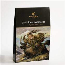 Подарочный набор безалкогольных алтайских бальзамов на травах «Мужской», 2 флакона по 100 мл