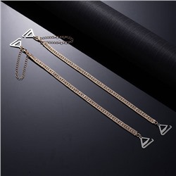 Бретели блестящие со стразами для бюстгальтера, Комплект 2 штуки.