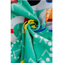 Полотенце пляжное  махровое 70*140, 100 % хлопок, Ми-ми-мишки праздник