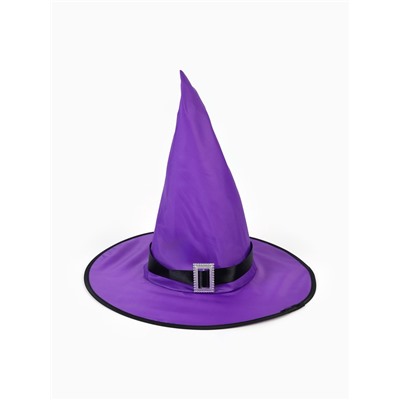 Карнавальный костюм детский «Ведьма с метлой»: юбка, шляпа, метла, р. 104-116