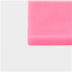 Молд для заливки новогодний «Четыре снежинки», силикон, 8.5×8.5 см, розовый