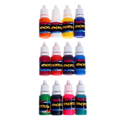 Эбру: рисование на воде, набор для творчества, 12 цветов