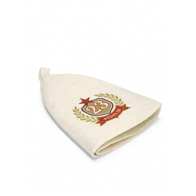 Шапка для бани и сауны «23 февраля», полиэфир, шерсть