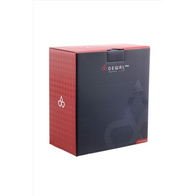 Dewal Зеркало косметическое настольное круглое MR-415, Ø20 см, черный KRISTALLER, 1124979