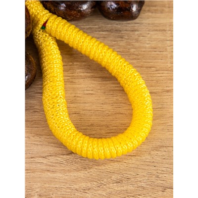 Сувенирный музыкальный инструмент «Погремушка», 16×10×3 см, орех кемири, МИКС