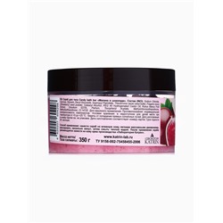 Скраб для тела соль и сахар с маслами Candy baht bar малина в шоколаде, 350 г