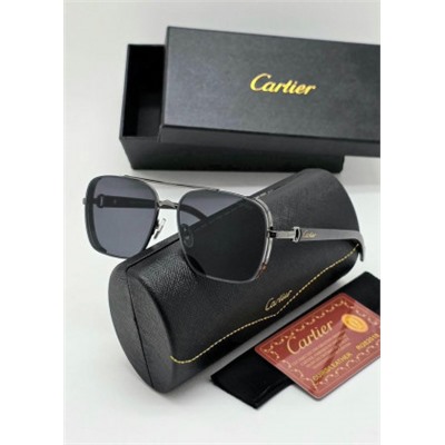 Набор мужские солнцезащитные очки, коробка, чехол + салфетки #22892521