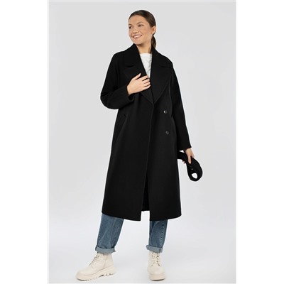 01-11457 Пальто женское демисезонное (пояс)