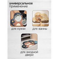 Коврик для дома Доляна Baby, влаговпитывающий, 40×60 см, розовый