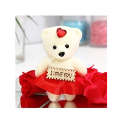 Мыльные розочки и медвежонок, набор