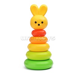 Пирамида "Зайка" 5 колец