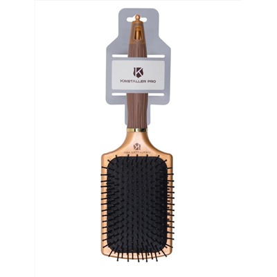 Kristaller Расческа для волос массажная C18-X1, нейлоновые штифты, коричневый 25329