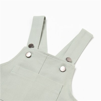 Комбинезон джинсовый «Крошка Я», рост 68-74 см, мятный