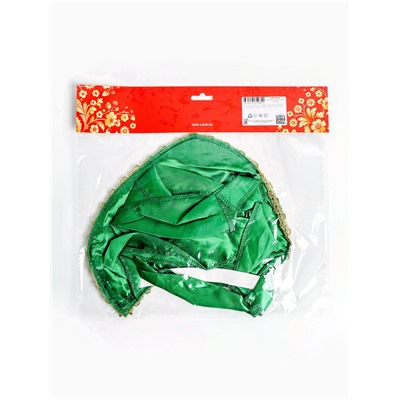 Кокошник «Хозяйка Медной горы», зелёный, р-р 54-58