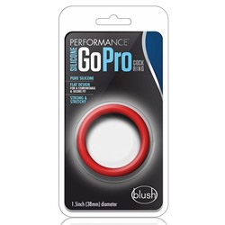 Красное эрекционное кольцо Silicone Go Pro Cock Ring